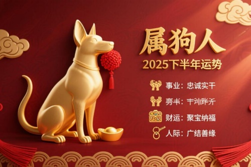 2025年屬狗人下半年運勢如何 2025年屬狗人下半年運勢如何