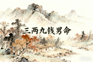 三兩九錢男命詳細解釋一生